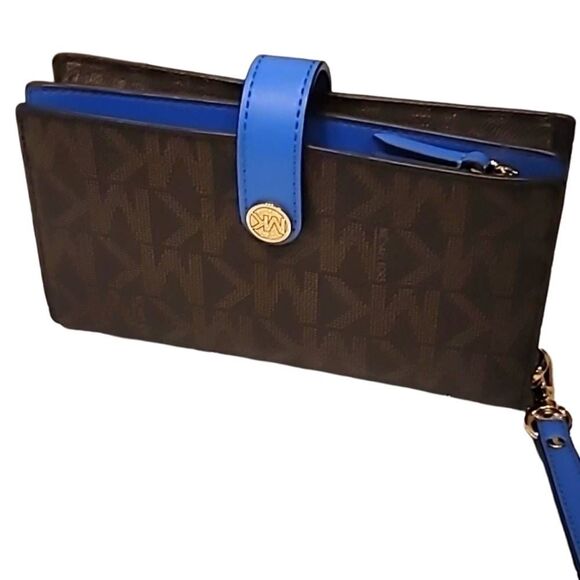 Michael Kors Jet Set Charm Small Phine Wristlet- Oxford - Picture 2 of 14